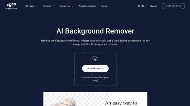 Zyro Background Remover